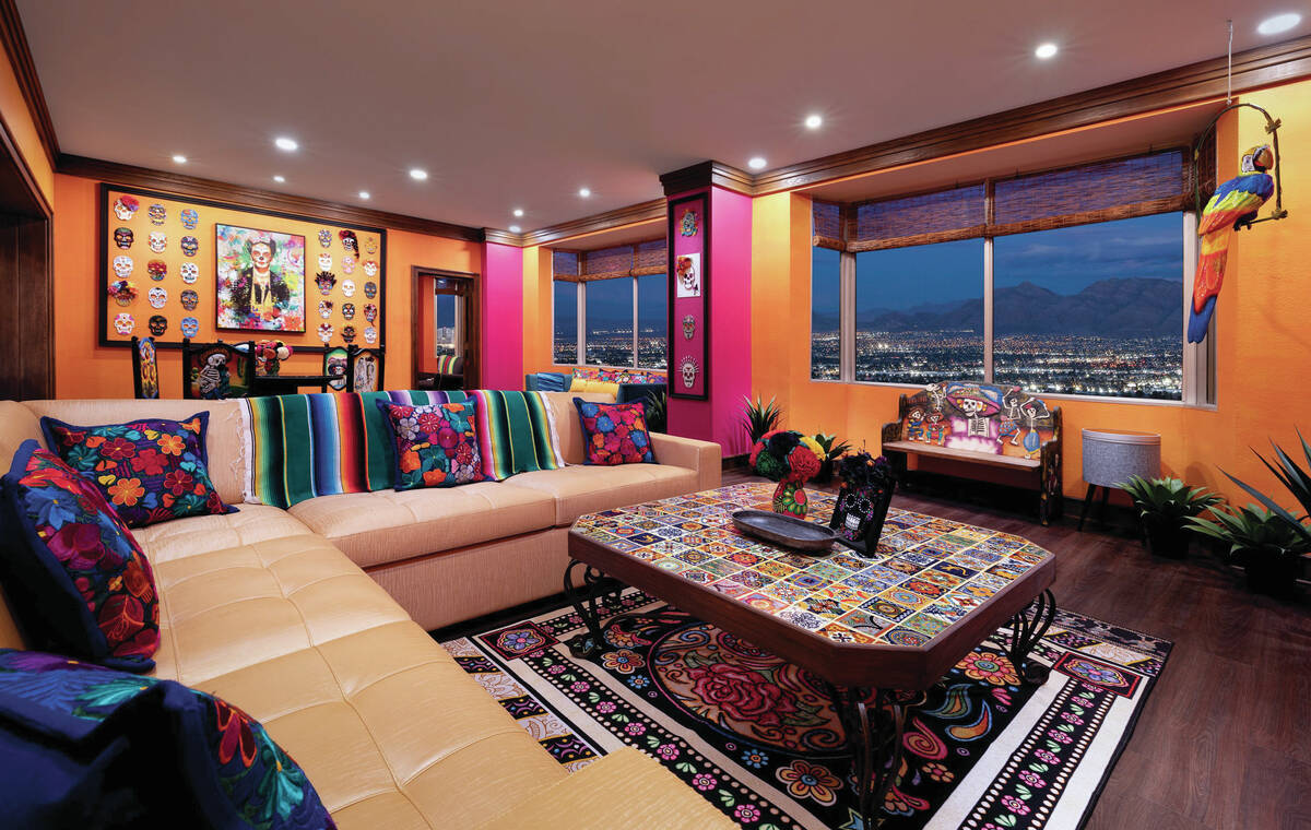 The Day of the Dead suite at Westgate Las Vegas is a 1,125-square-foot space that is “a celeb ...