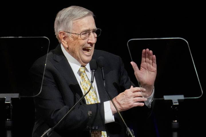 Brent Musburger, the Pro Football Hall of Fame 2025 Pete Rozelle Radio-Television Award winner, ...