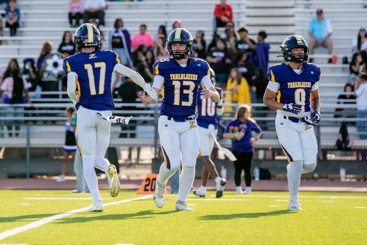 The Durango Trailblazers encourage each other during the first quarter during their home game a ...