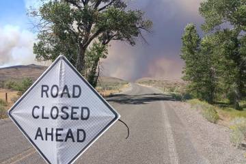 Cottonwood Peak Fire in Elko County ignited on August 15, 2025. (The Bureau of Land Management, ...