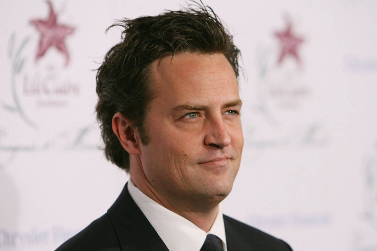 The late 'Friends' star Matthew Perry in an undated photo. (AMG-Parade)