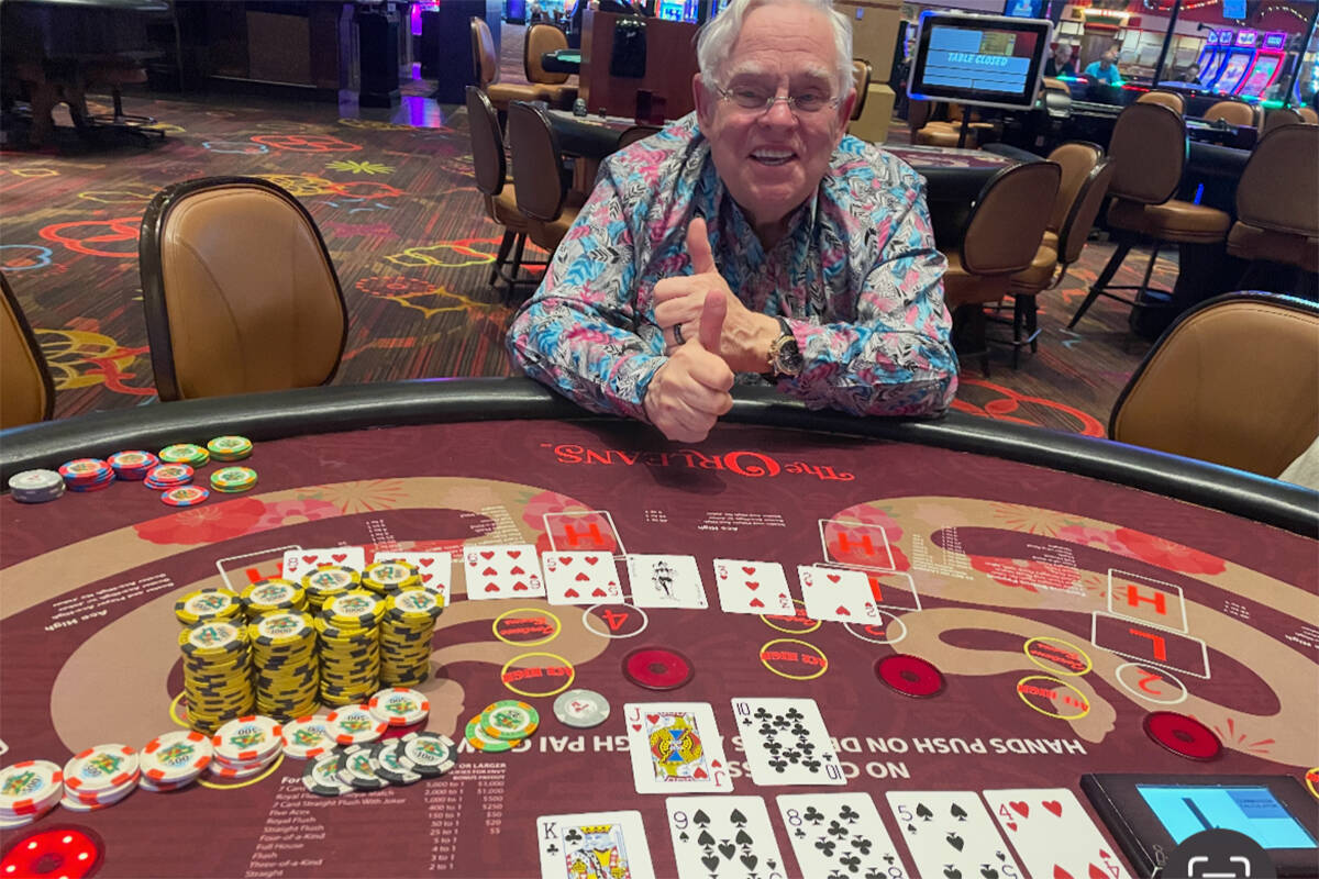Adrian won $169,951 after hitting a progressive pai gow jackpot Sunday, Aug. 11, 2025, at The O ...