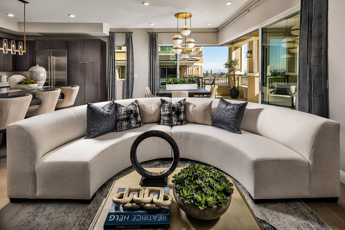 Mira Villa by Toll Brothers, a luxury neighborhood in the golf-themed and scenic Canyons villag ...