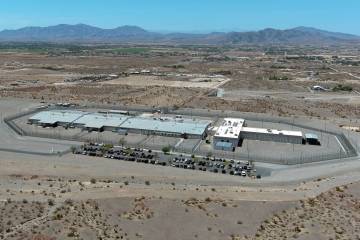 The Nevada Southern Detention Center is seen Wednesday, August 20, 2025 in Pahrump. (Sam Morris ...