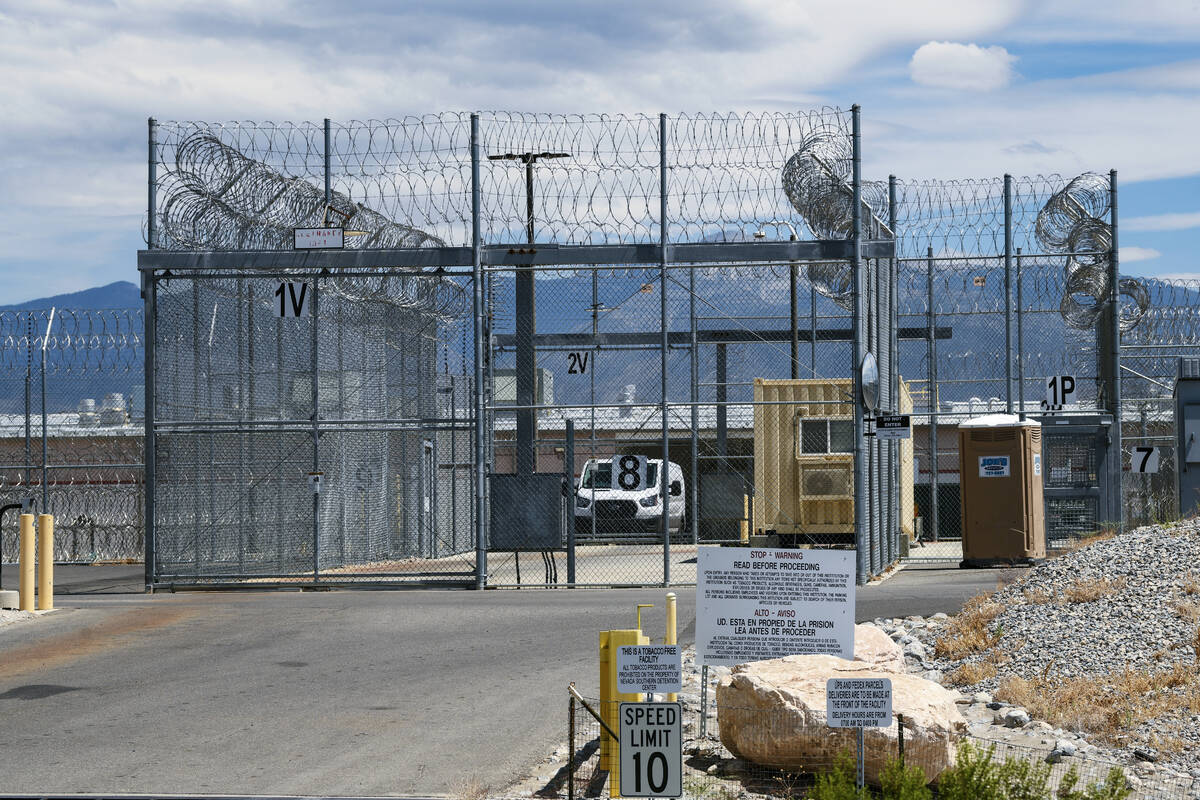 The Nevada Southern Detention Center is seen Wednesday, August 20, 2025 in Pahrump. (Sam Morris ...