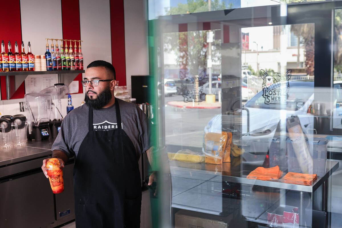 Lost Sweets owner Mike Tafoya on Wednesday, Aug. 20, 2025, in Las Vegas. (Benjamin Hager/Las Ve ...