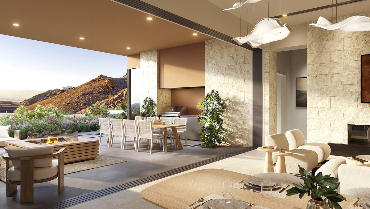 The Canyon Residences at Ascaya will include units with outdoor spaces. (Blue Heron)