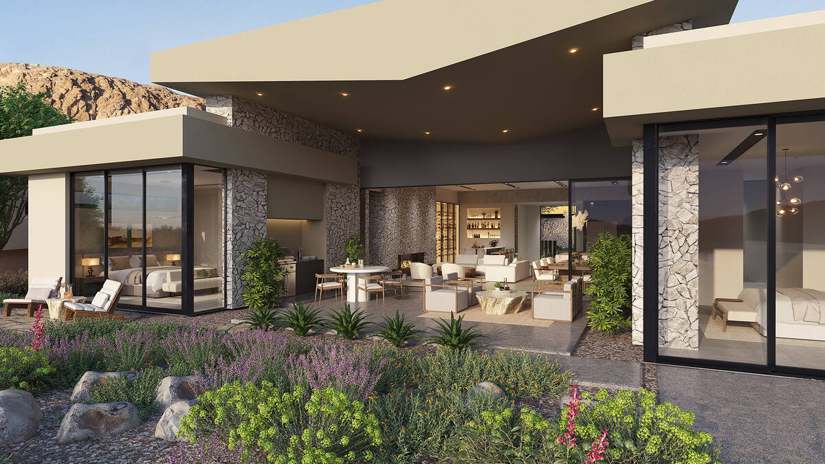 Some of the homes in the luxury condo development, The Canyon Residences at Ascaya, live like s ...