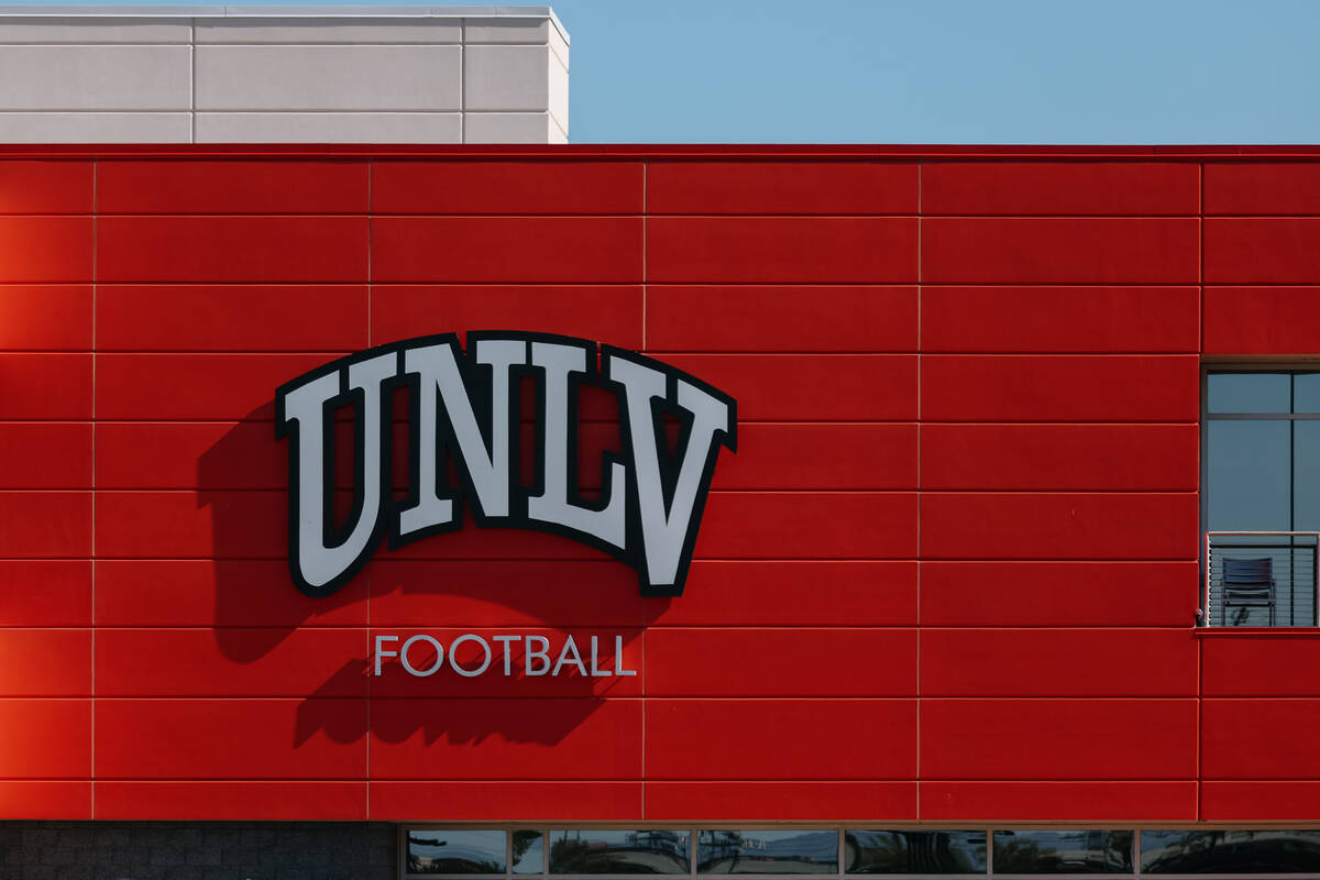 UNLV football practice on Thursday, July 31, 2025 in Las Vegas. (Liv Paggiarino/Las Vegas Revie ...