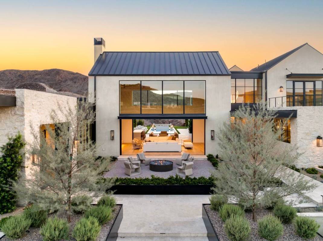 Located at 23 Sanctuary Peak Court in Ascaya, the home is filled with rustic amenities adding t ...