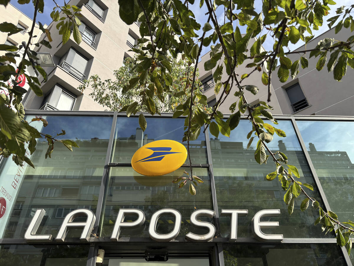 A general view of France's state-controlled mail carrier La Poste as it announced Friday it is ...