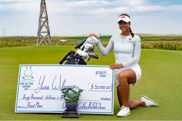 Yana Wilson captured the Dream First Bank Charity Classic on Sunday for her second Epson Tour v ...
