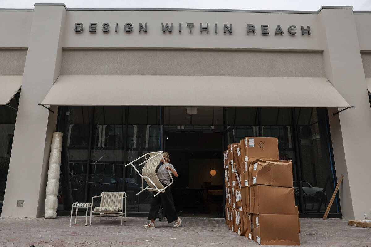 Furniture store Design Within Reach's new location in Tivoli Village on Monday, Aug. 25, 2025, ...