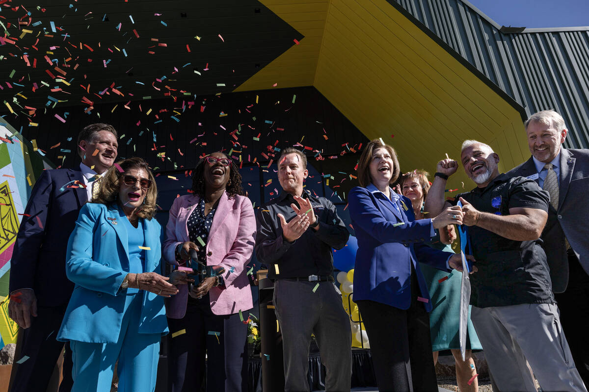 Confetti highlights notable attendees Matt McNair, Nevada System of Higher Education Chancellor ...