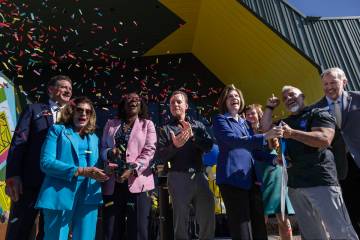 Confetti highlights notable attendees Matt McNair, Nevada System of Higher Education Chancellor ...