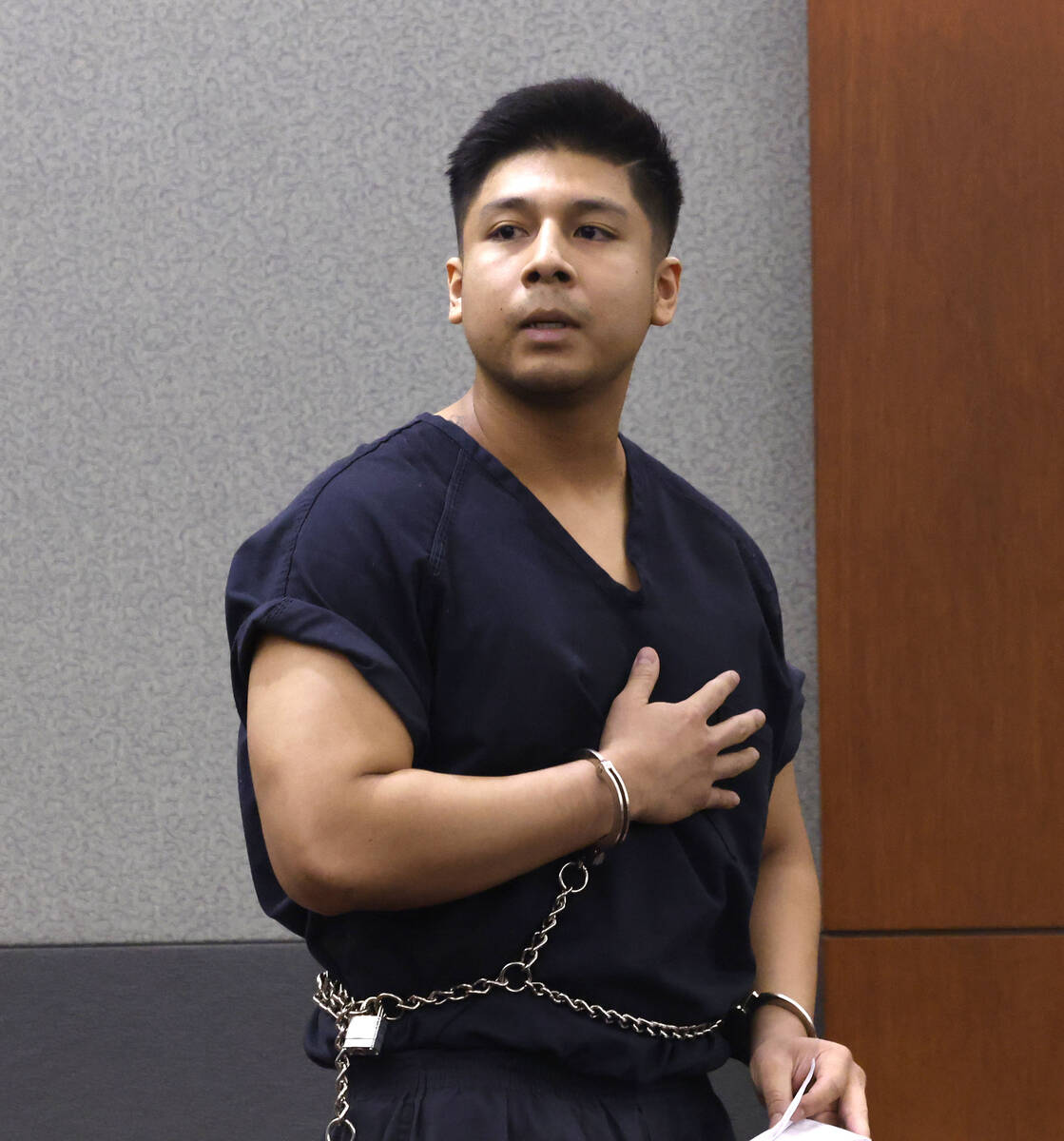 Felix Mendoza, a driver who pleaded guilty to the duty to stop at the scene of a crash involvin ...