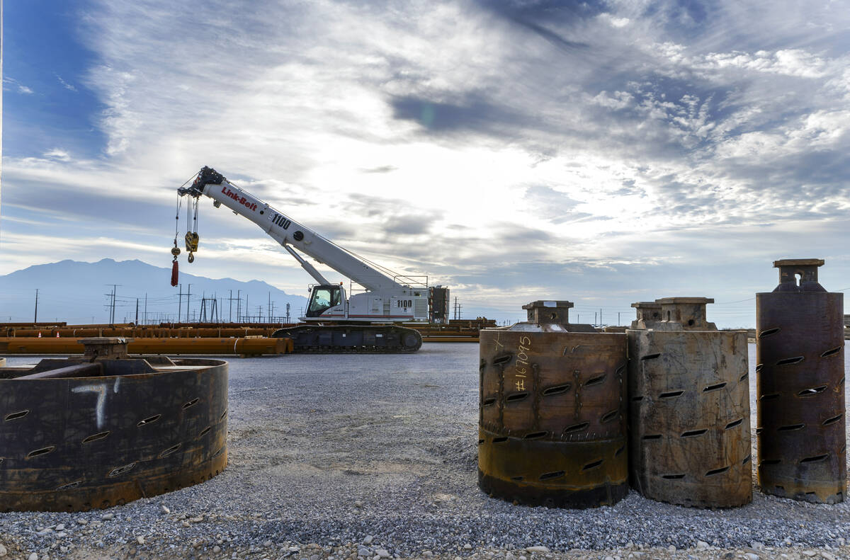 The Greenlink West transmission line project site is operational near the Northwest Substation ...