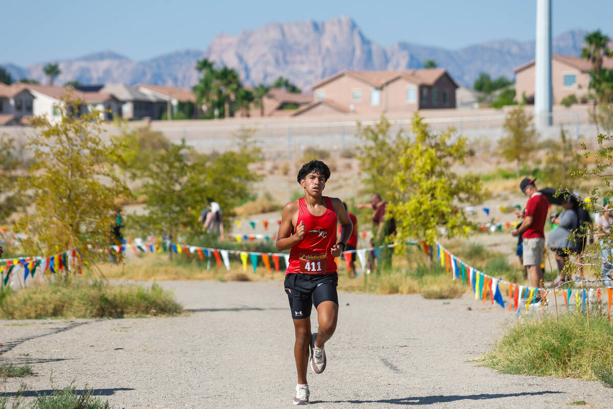 South East Career Technical Academy Angel Magdelano during the Junior/Senior Boys portion of t ...