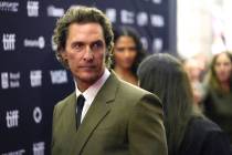 Matthew McConaughey attends the premiere of "The Lost Bus" at the Princess of Wales T ...