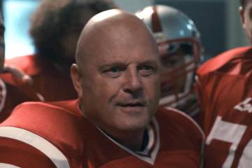 Michael Chiklis as Mike Flynt in a scene from "The Senior." (Ten Acre Films)
