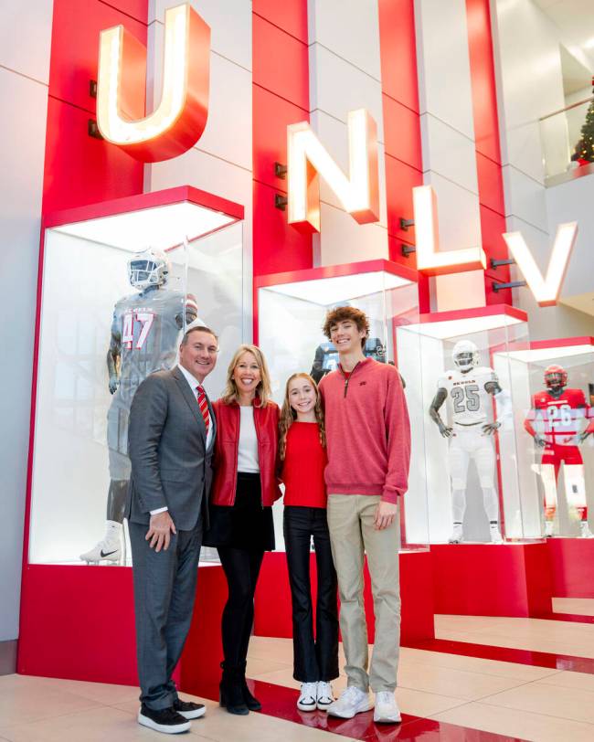 The Mullen family (left to right): Dan, wife Megan, daughter Bree and son Canon. (Photo courtes ...
