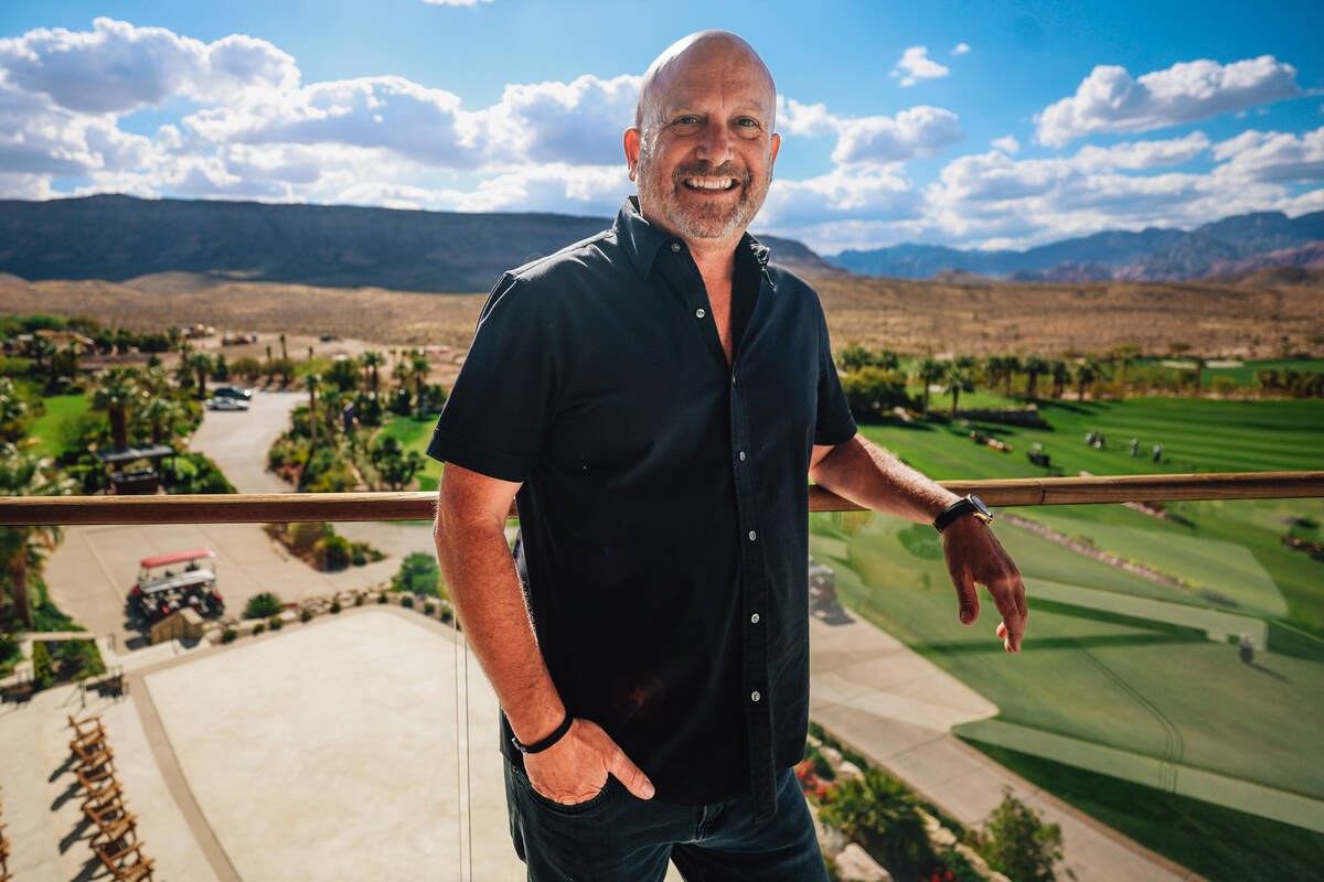 Luxury realtor Ivan Sher poses at the Summit Club Friday, May 2, 2025, in Las Vegas. (Madeline ...