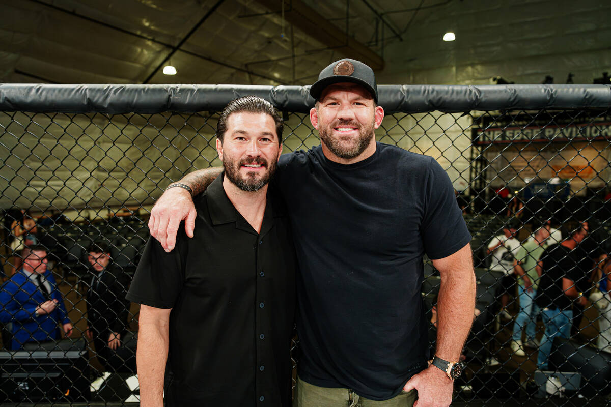 Randel Aleman and former UFC fighter and Bellator Heavyweight Champion Ryan Bater. (Randel Aleman)