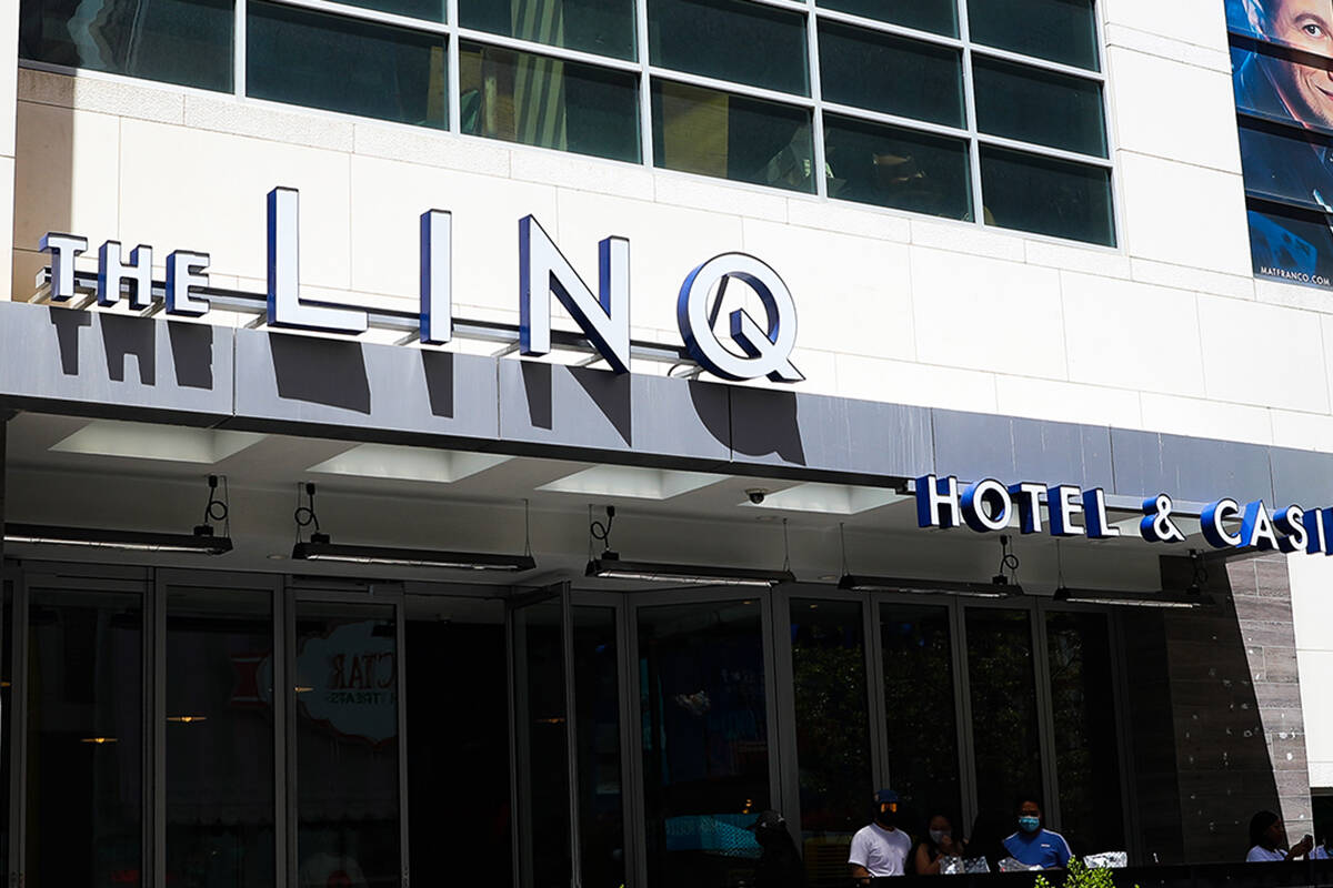 The Linq Hotel on the Strip in Las Vegas, Monday, May 3, 2021. (Las Vegas Review-Journal/File)