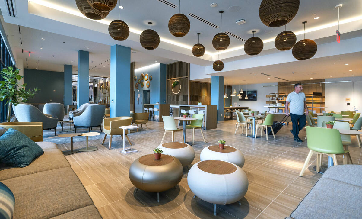 The dining area of the Element within the new AC / Element Hotel Symphony Park on Tuesday, Sept ...
