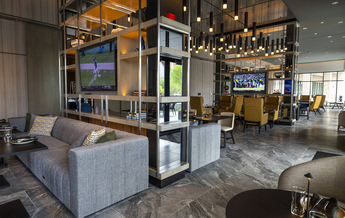 The dining area at the Element within the new AC / Element Hotel Symphony Park on Tuesday, Sept ...