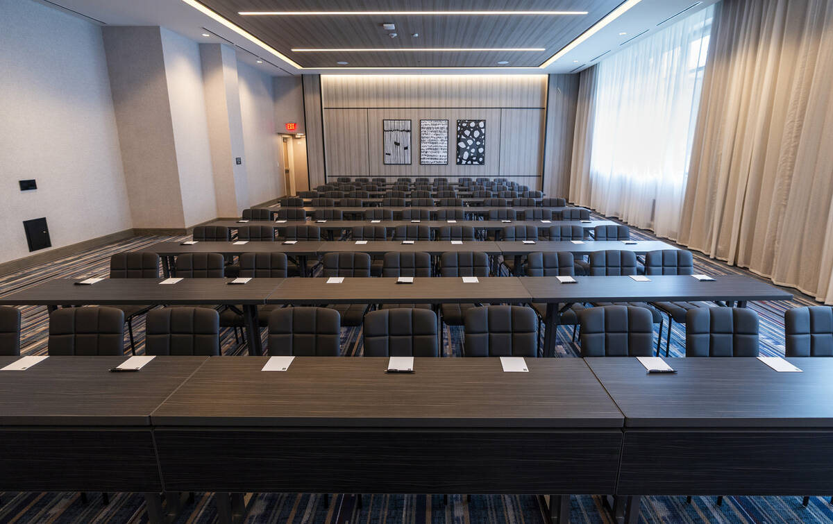 A small conference room in the Element within the new AC / Element Hotel Symphony Park on Tuesd ...