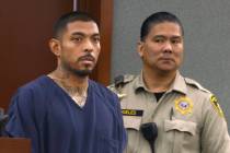 Erick Rangel-Ibarra, a suspect in the killing of Lesly Palacio, appears in court during a warra ...