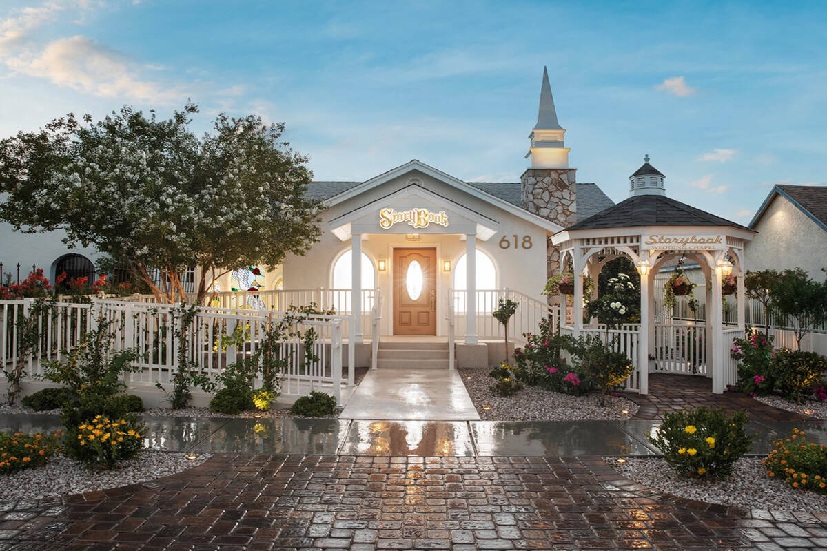 Storybook Wedding Chapel is a new wedding venue opening in downtown Las Vegas. (Storybook Weddi ...