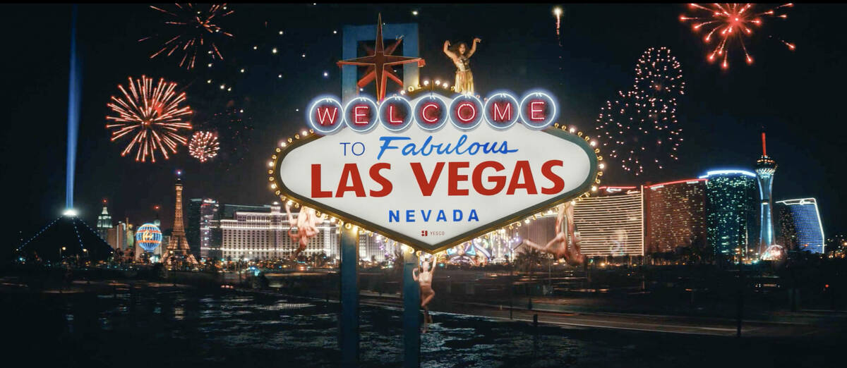 This is a screenshot from the new LVCVA promotional Las Vegas advertisement. (LVCVA)