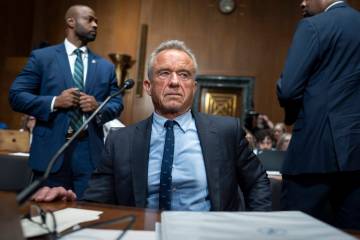 Health and Human Services Secretary Robert F. Kennedy Jr., appears before the Senate Finance Co ...