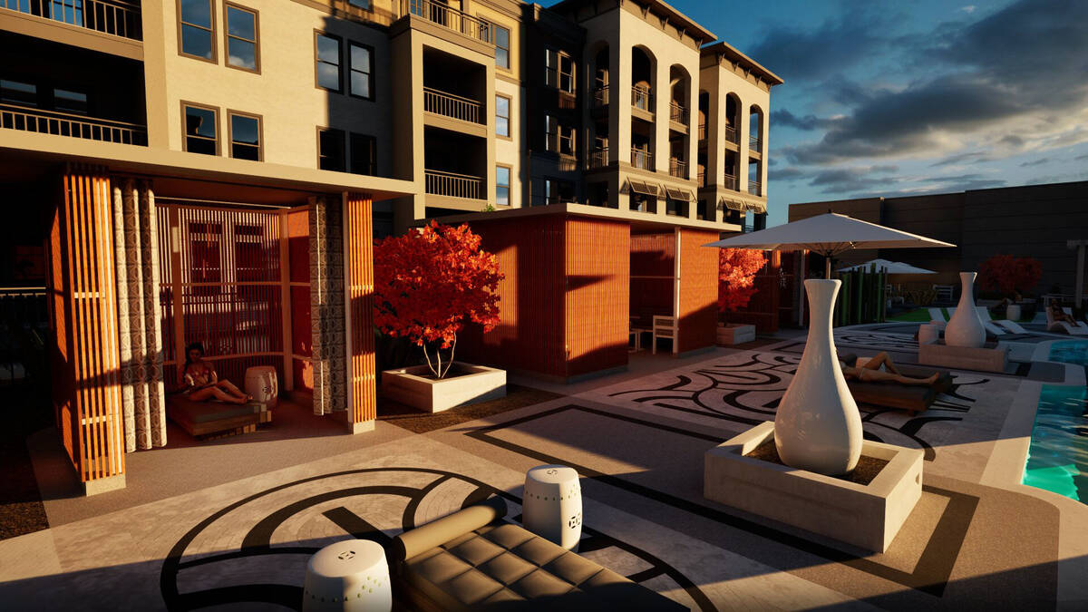 The Calida Group plans to build an apartment complex, a rendering of which is seen here, next t ...