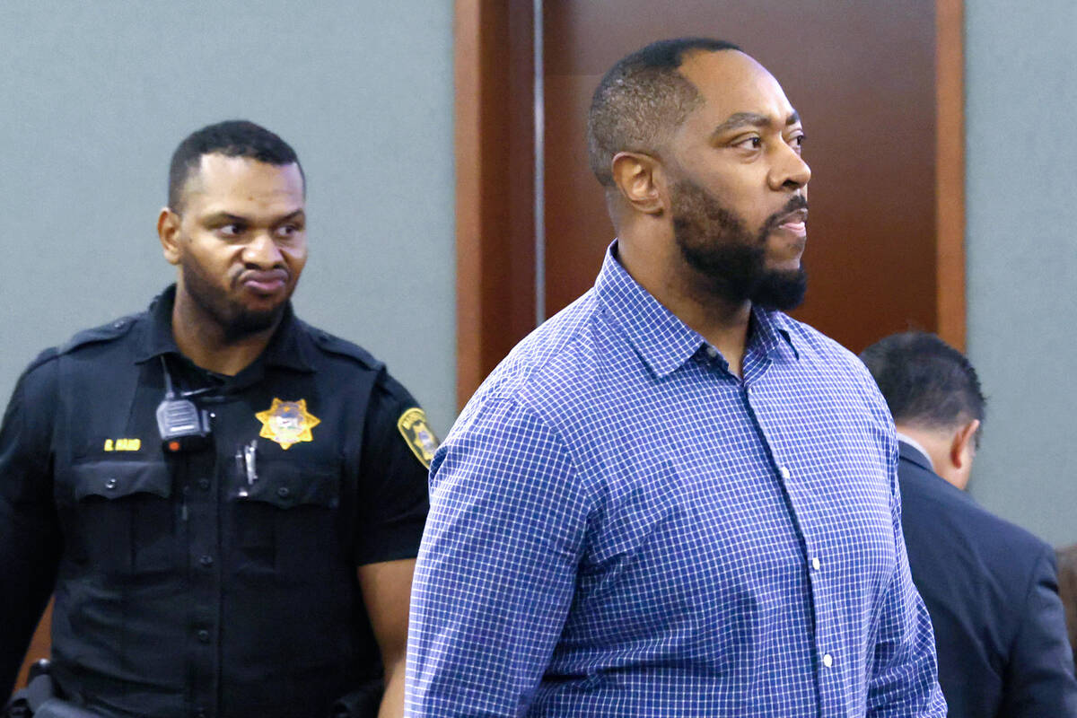 Derland Blake, a former prison guard accused of raping children, appears in court during his se ...