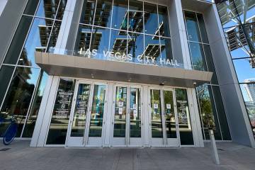 Las Vegas City Hall is shown Tuesday, June 11, 2024. (K.M. Cannon/Las Vegas Review-Journal) @KM ...