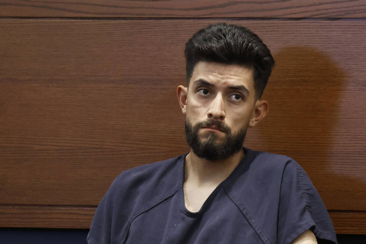 Maximiliano Chavez makes an appearance in Las Vegas Justice Court facing DUI charges in a crash ...