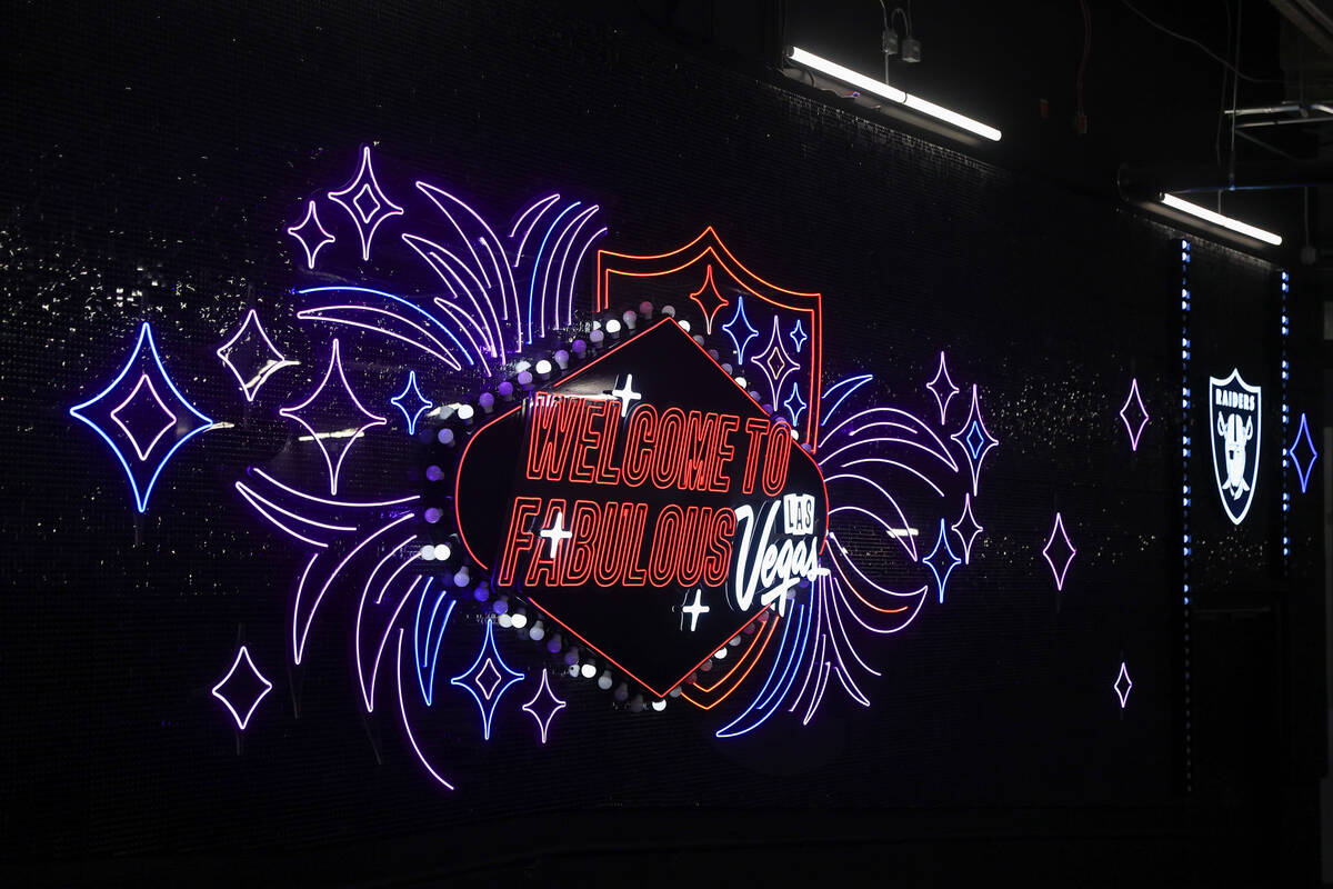 The LVCVA’s new ad campaign, “Welcome to Fabulous,” features an installati ...