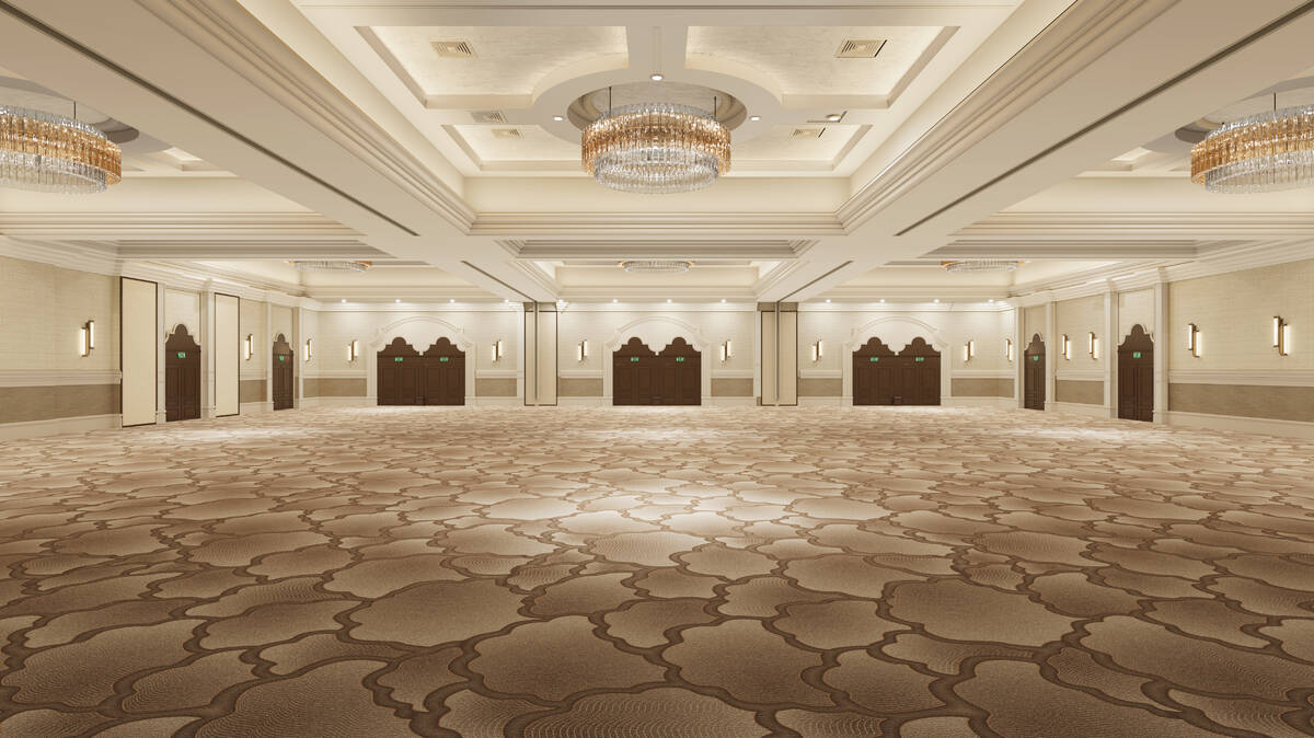 Renderings of Green Valley Ranch's redesigned meeting and convention spaces. (Green Valley Ranch)