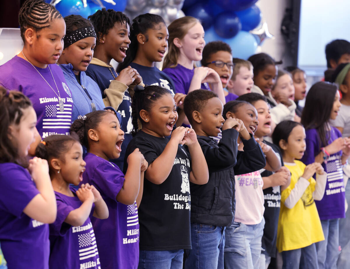 The Drama Club and Military Club perform during the 26rd Annual Raul P. Elizondo Honor Day at E ...