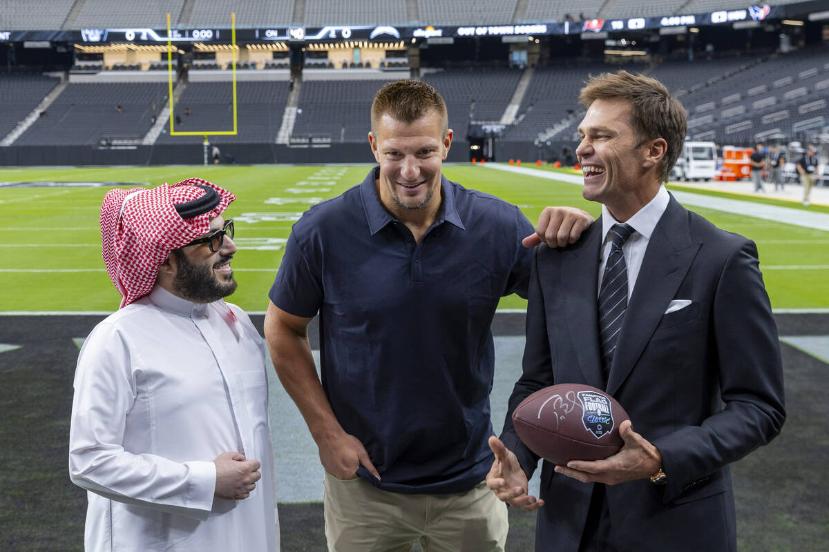 Turki Alalshikh with Riyadh Season, Rob Gronkowski and Tom Brady come together as they join Fan ...