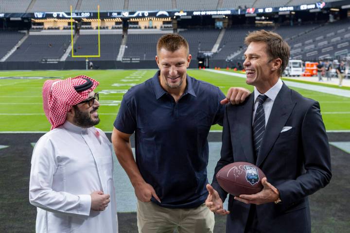 Turki Alalshikh with Riyadh Season, Rob Gronkowski and Tom Brady come together as they join Fan ...