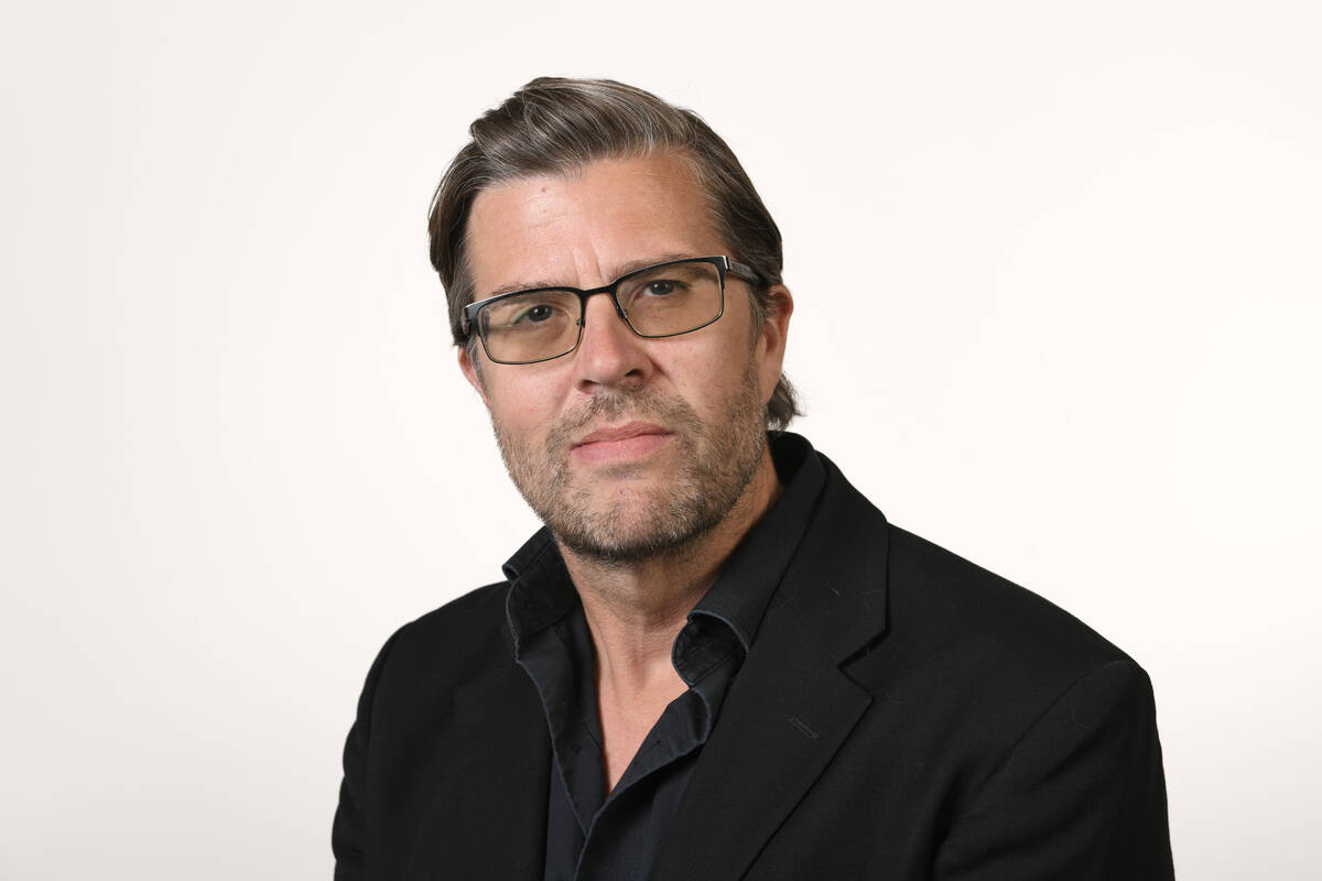 Las Vegas Review-Journal writer Jason Bracelin in Las Vegas June 25, 2025. (Sam Morris/Las Vega ...