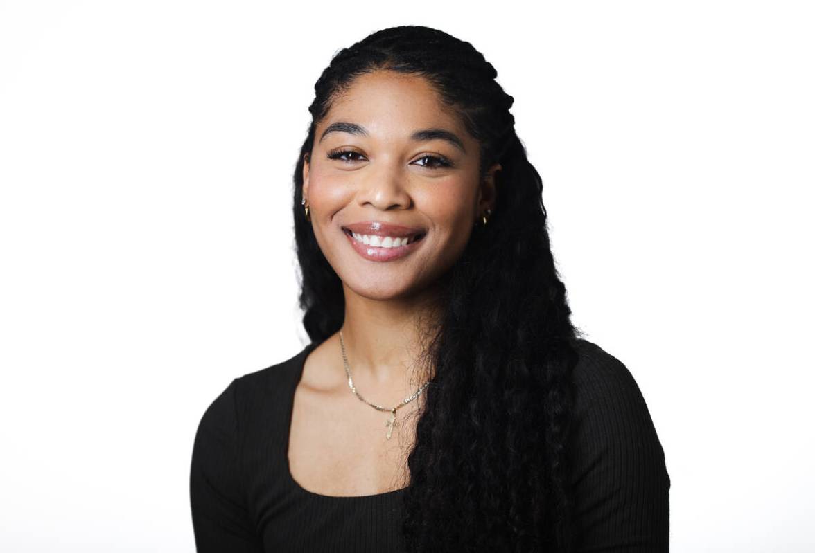 Reporter Callie Lawson-Freeman in Las Vegas, Thursday, July 11, 2024. (Rachel Aston/Las Vegas R ...