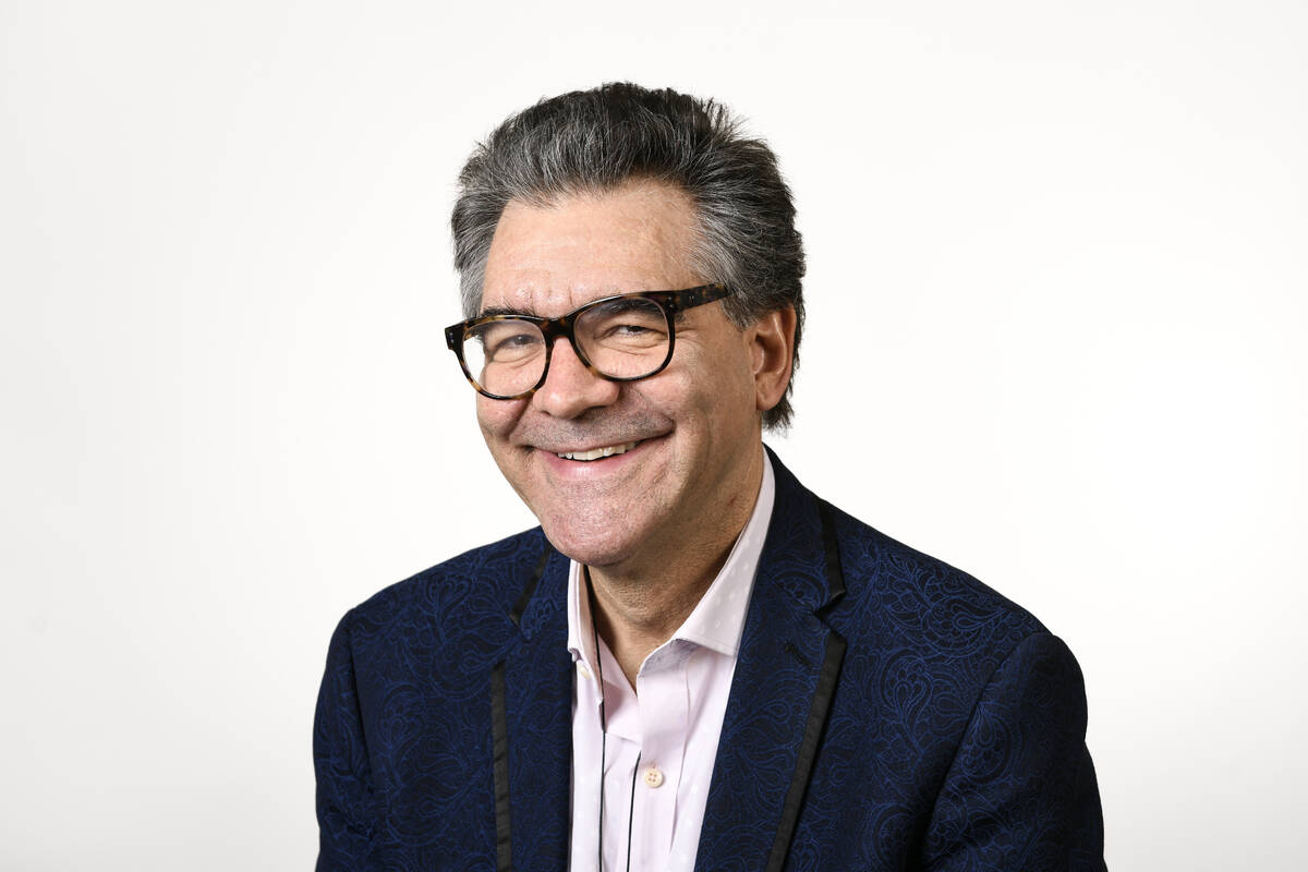 Las Vegas Review-Journal columnist John Katsilometes in Las Vegas June 25, 2025. (Sam Morris/La ...