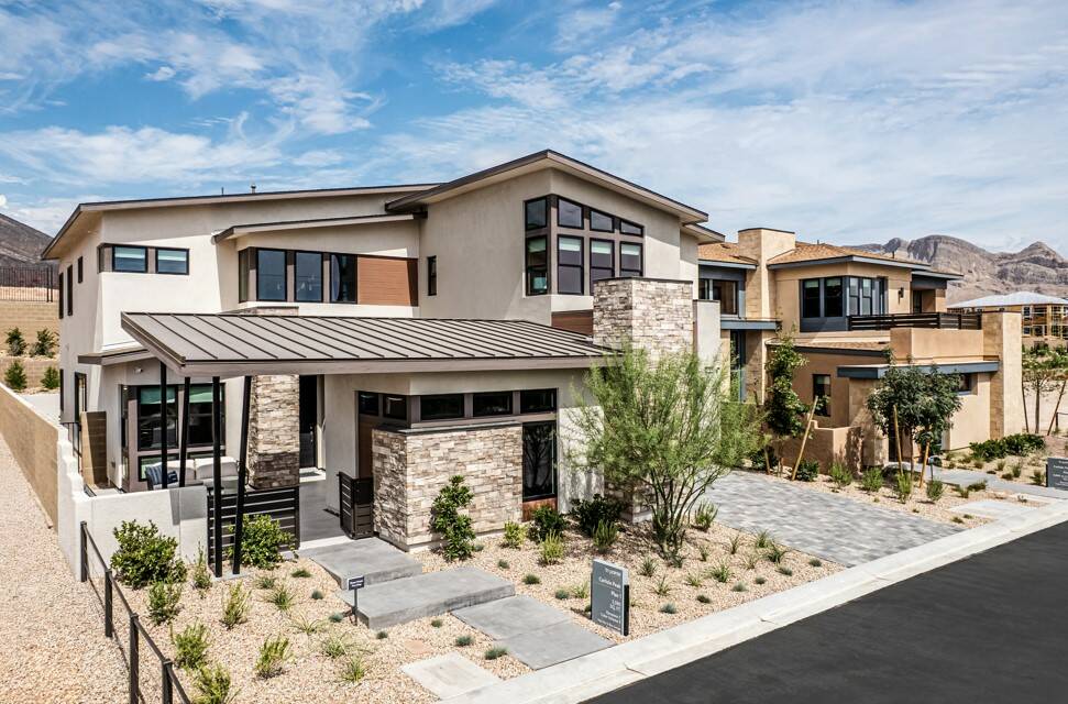 Exterior for the Carlisle Ridge and Carlisle Peak collections from Tri Pointe Homes. (Mona Shie ...
