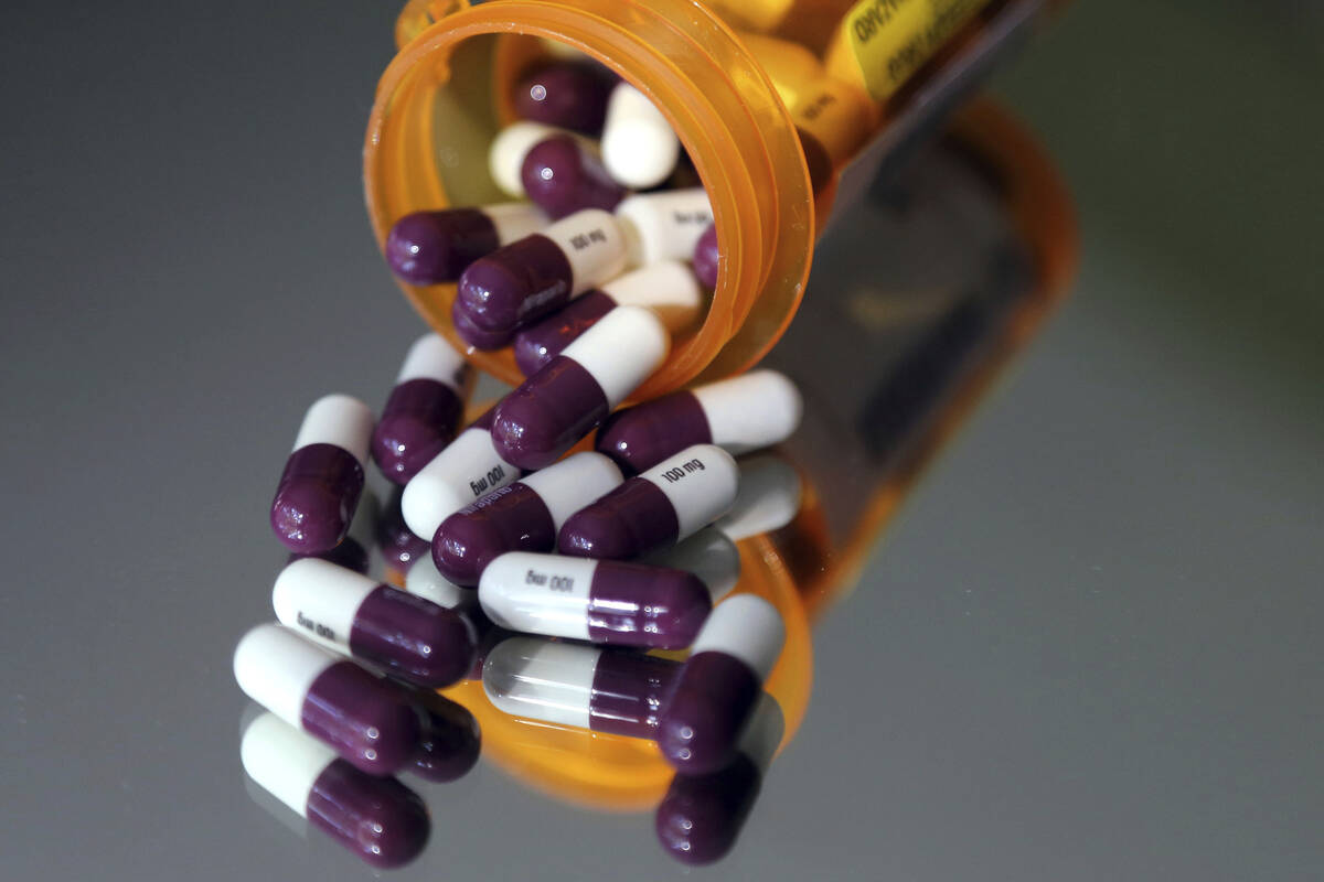 Pharmaceuticals are seen in North Andover, Mass., on June 15, 2018. AP Photo/Elise Amendola, File)