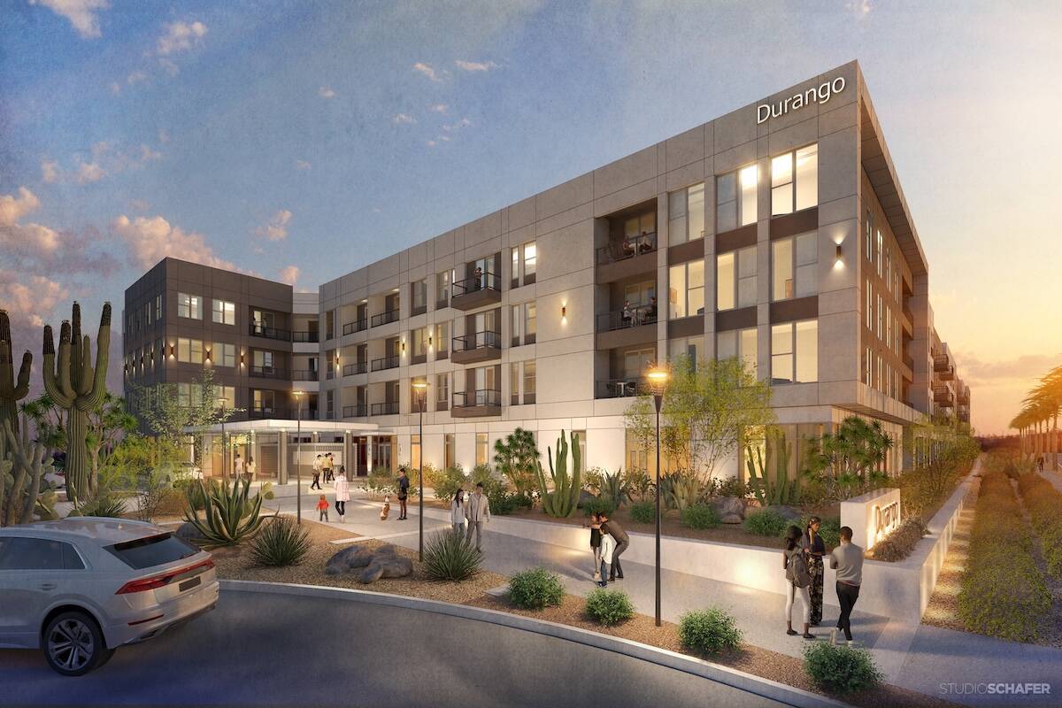 Cleveland developer NRP Group broke ground on a 390-unit apartment complex in the southwest Las ...